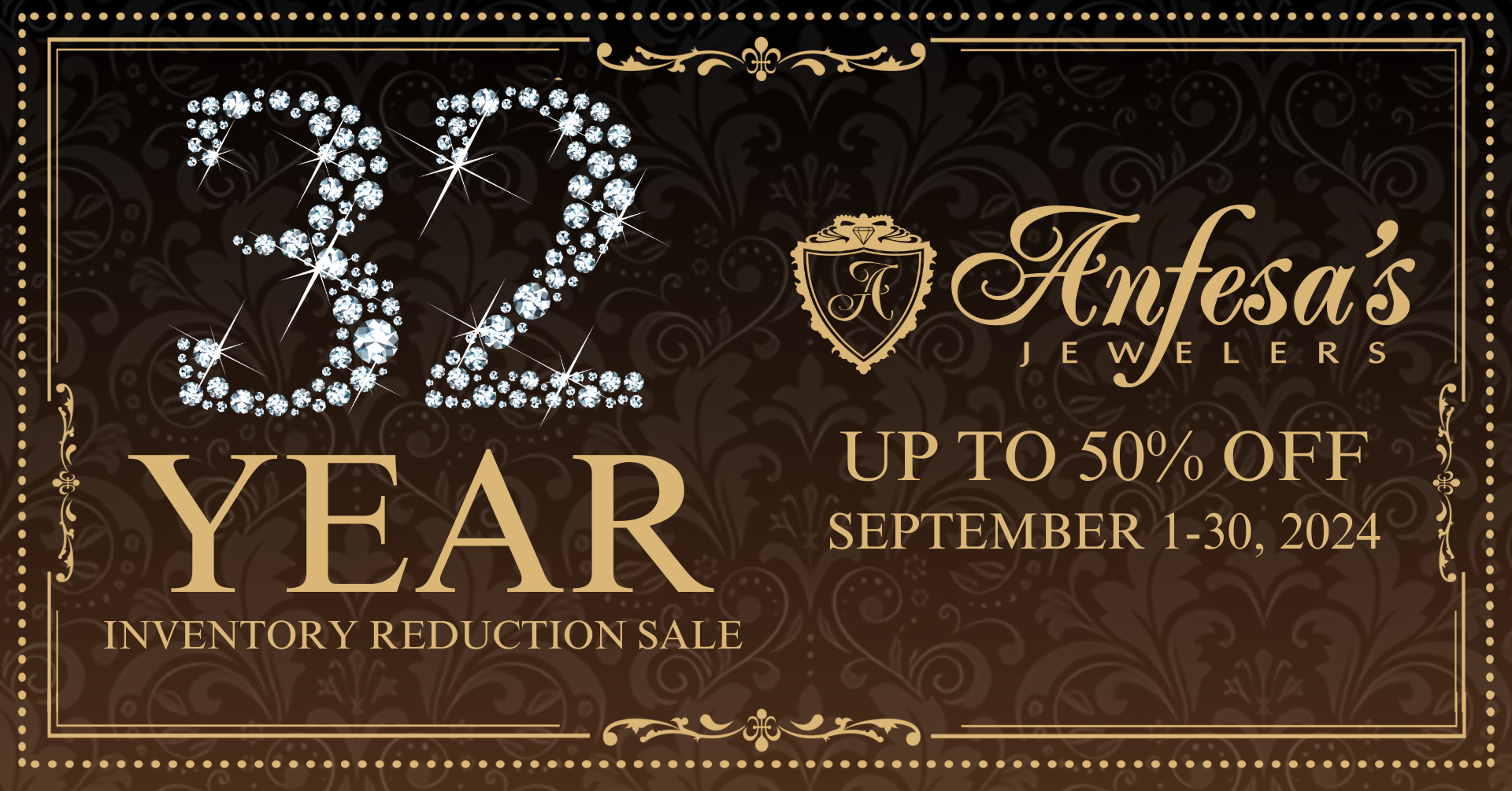 Celebrate Anfesa's 32nd Anniversary All September Long with Up to 50% OFF!