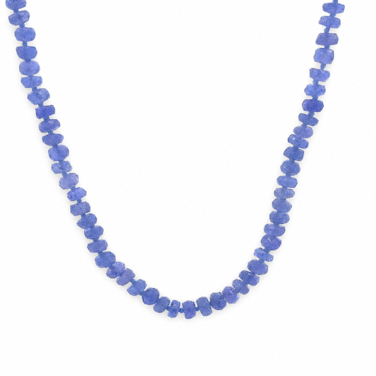 Tanzanite Beaded Necklace