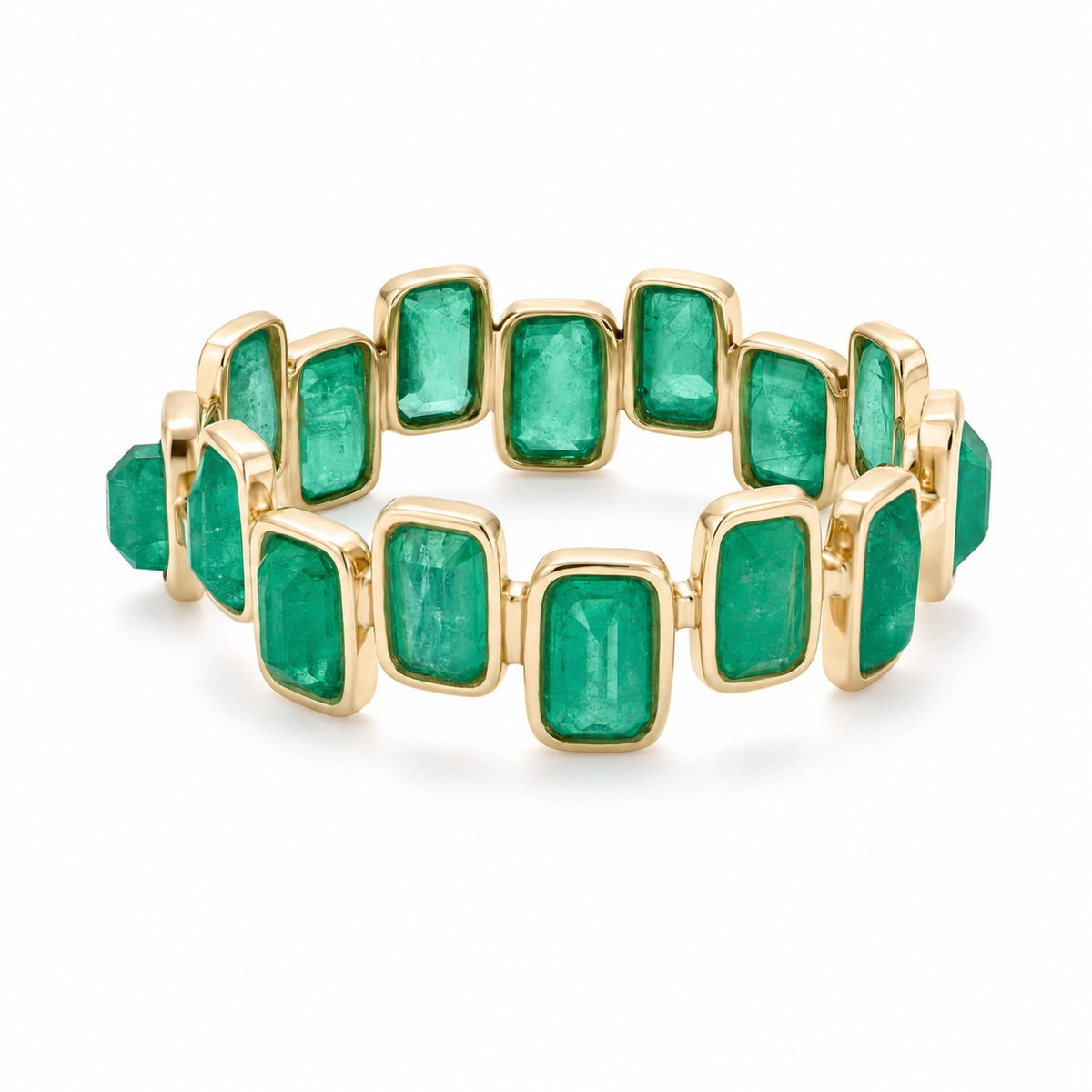 Yellow Gold and Emerald Ring