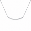 Lafonn 0.32 CTW Curved Bar Necklace