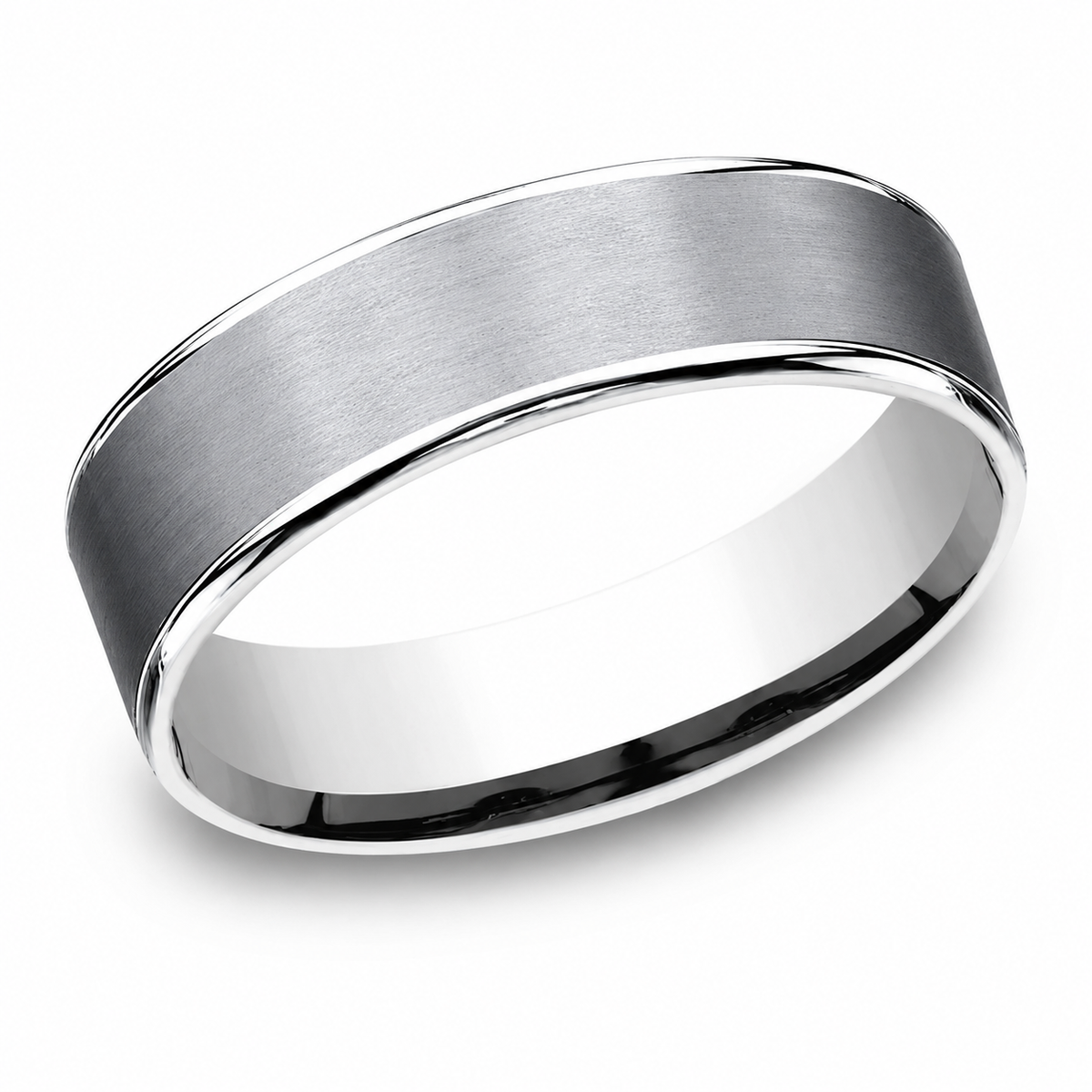 Benchmark- The Rembrandt 14K White Gold/ Tantalum Grey