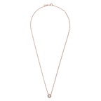 Pandora Round Sparkle Halo Necklace