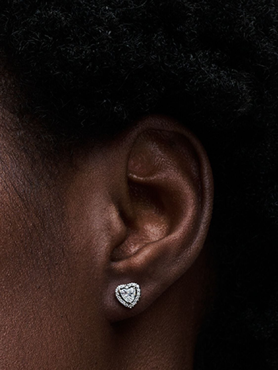 Pandora Elevated Heart Stud Earrings