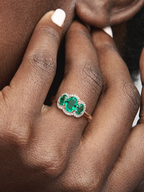 Pandora Three Stone Vintage Ring