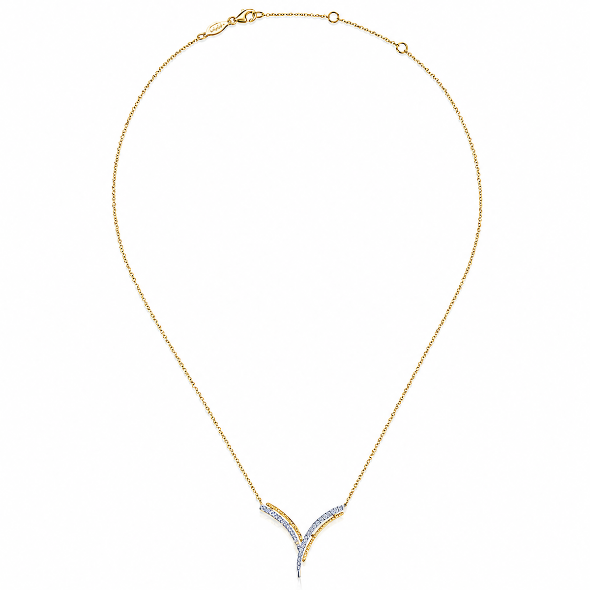 14k Yellow/white Gold Bar