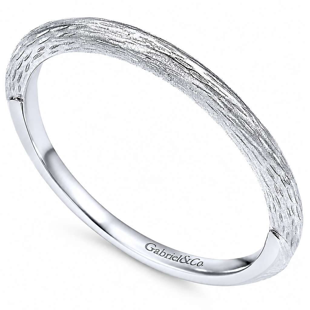 14k White Gold Straight wedding band