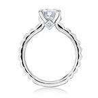 Karl Lagerfeld 18k White Gold Engagement ring