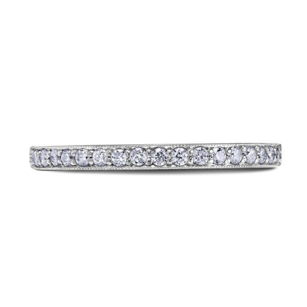 Scott Kay 14k White Gold and Diamonds Wedding Band
