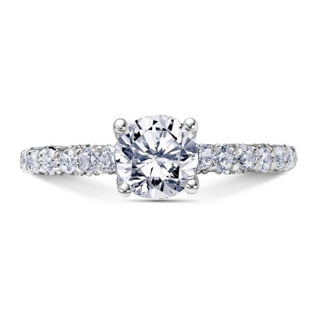Scott Kay 14k White Gold Heaven's Gate Engagement Ring