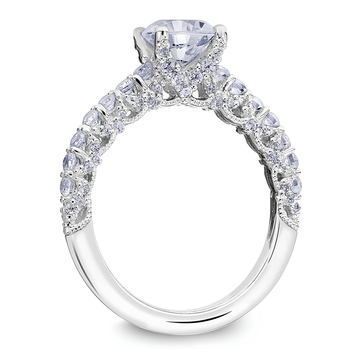 Scott Kay 14k White Gold Heaven's Gate Engagement Ring