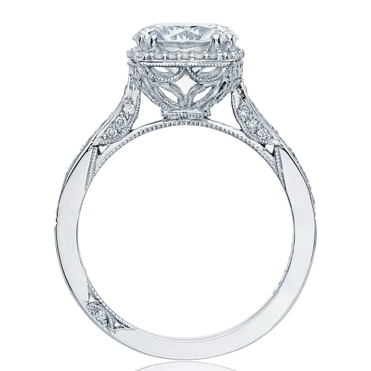Tacori Dantela Pave Engagement Ring