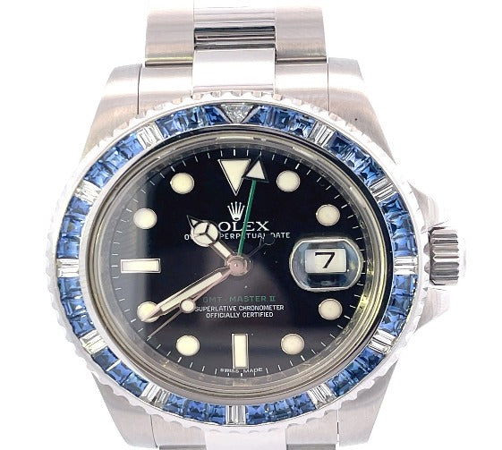 Certified Pre-Owned Rolex 40mm GMT Mater II "Cookie Monster" in Garner, NC