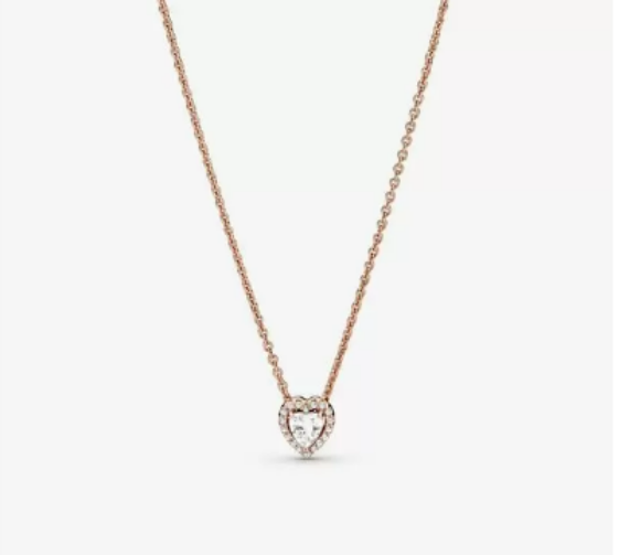 Pandora Sparkling Heart Collier Necklace