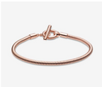 Pandora Moments T-Bar Snake Chain Bracelet