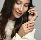 Pandora Deep Purple Pansy Flower Ring
