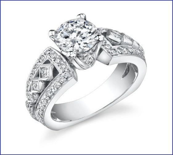 Gregorio Diamond Band Engagement Ring in Raleigh, NC